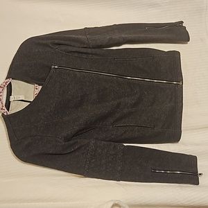 Under Armour Women's XS Studio Terry Moto Jacket  1257113 French Terry Fleece